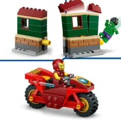 LEGO® Marvel Super Heroes™ 76287 Iron Man mit Bike und der Hulk | Teddy Toys Kinderwelt