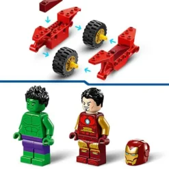 LEGO® Marvel Super Heroes™ 76287 Iron Man mit Bike und der Hulk | Teddy Toys Kinderwelt