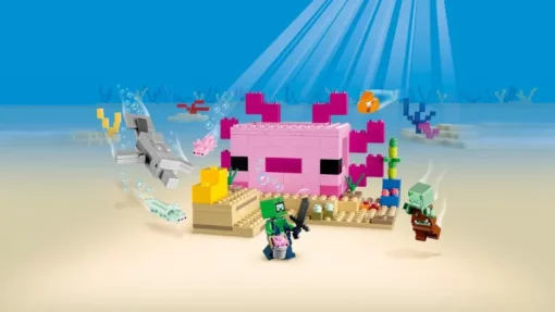 LEGO® Minecraft™ 21247 Das Axolotl-Haus | Teddy Toys Kinderwelt