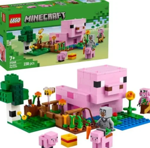 LEGO® Minecraft™ 21268 Das Babyschwein-Haus | Teddy Toys Kinderwelt