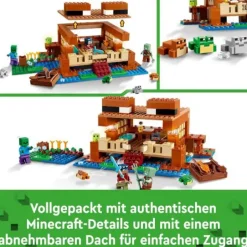 LEGO® Minecraft 21256 Das Froschhaus | Teddy Toys Kinderwelt