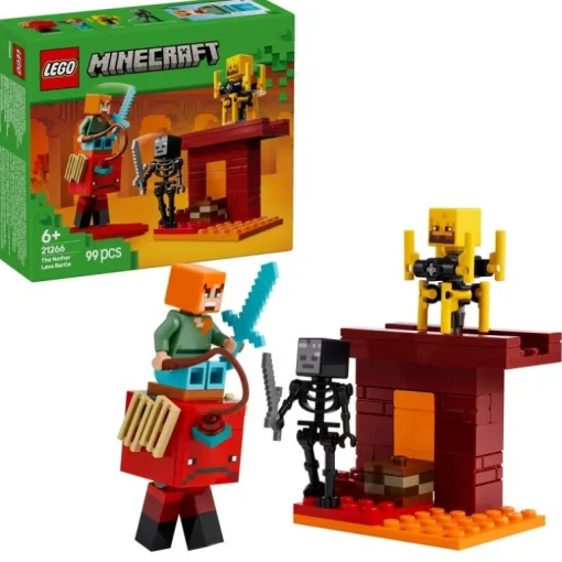 LEGO® Minecraft - Das Lava-Duell Im Nether | Teddy Toys Kinderwelt
