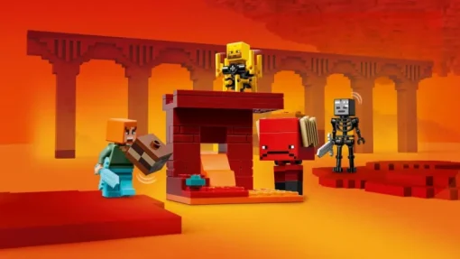 LEGO® Minecraft - Das Lava-Duell Im Nether | Teddy Toys Kinderwelt