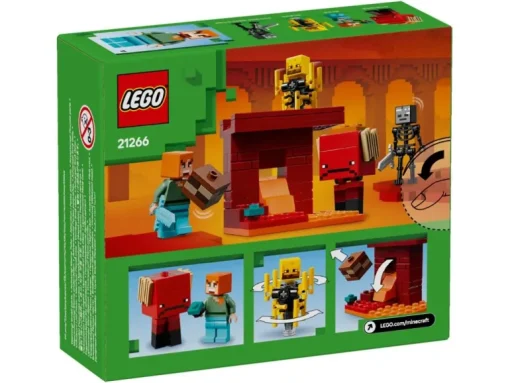 LEGO® Minecraft - Das Lava-Duell Im Nether | Teddy Toys Kinderwelt