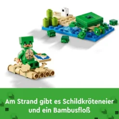 LEGO® Minecraft 21254 Das Schildkrötenstrandhaus | Teddy Toys Kinderwelt