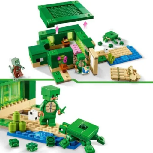 LEGO® Minecraft 21254 Das Schildkrötenstrandhaus | Teddy Toys Kinderwelt