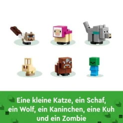 LEGO® Minecraft 21253 Das Tierheim | Teddy Toys Kinderwelt