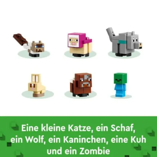 LEGO® Minecraft 21253 Das Tierheim | Teddy Toys Kinderwelt