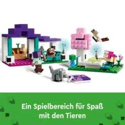 LEGO® Minecraft 21253 Das Tierheim | Teddy Toys Kinderwelt