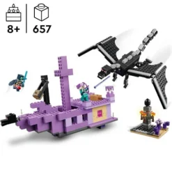 LEGO® Minecraft™ 21264 Der Enderdrache und das Endschiff | Teddy Toys Kinderwelt