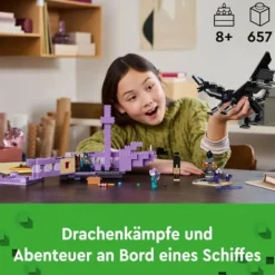 LEGO® Minecraft™ 21264 Der Enderdrache und das Endschiff | Teddy Toys Kinderwelt