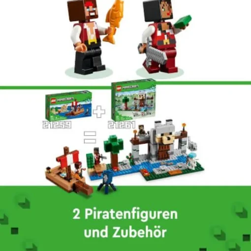 LEGO® Minecraft™ 21259 Die Piratenschiffreise | Teddy Toys Kinderwelt