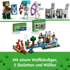 LEGO® Minecraft™ 21261 Die Wolfsfestung | Teddy Toys Kinderwelt