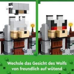 LEGO® Minecraft™ 21261 Die Wolfsfestung | Teddy Toys Kinderwelt