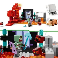 LEGO® Minecraft 21255 Hinterhalt am Netherportal | Teddy Toys Kinderwelt