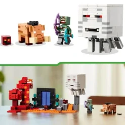 LEGO® Minecraft 21255 Hinterhalt am Netherportal | Teddy Toys Kinderwelt
