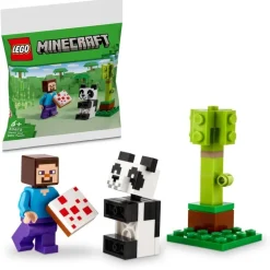LEGO® Minecraft 30672 Steve mit Baby-Panda | Teddy Toys Kinderwelt