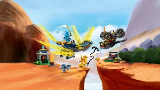 LEGO® Ninjago 71798 Duell zwischen Nya und Arins Babydrachen, sel | Teddy Toys Kinderwelt