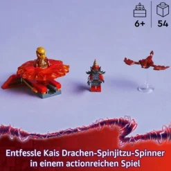 LEGO® NINJAGO® 71823 Kais Drachen-Spinjitzu-Spinner | Teddy Toys Kinderwelt