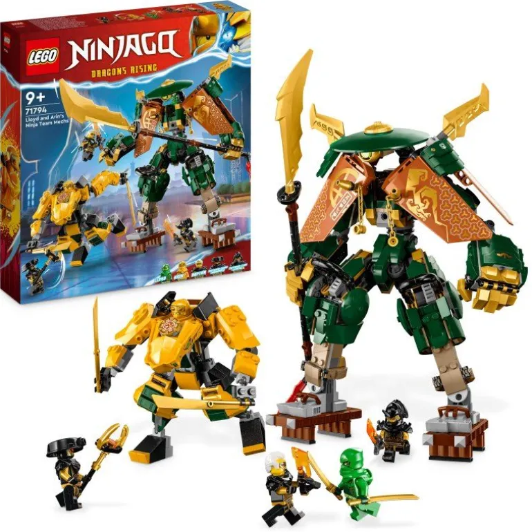 LEGO® NINJAGO 71794 Lloyds und Arins Training-Mechs | Teddy Toys Kinderwelt