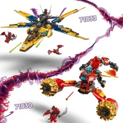 LEGO® NINJAGO® 71833 Ras und Arins Super-Sturmflieger | Teddy Toys Kinderwelt