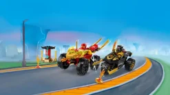 LEGO® NINJAGO 71789 Verfolgungsjagd mit Kais Flitzer und Ras‘ Mot | Teddy Toys Kinderwelt