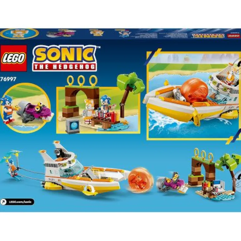 LEGO® Sonic the Hedgehog™ 76997 Sonic Tails Abenteuerboot | Teddy Toys Kinderwelt
