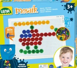 LENA® - Mosaik Set Transparent, 80 Stecker | Teddy Toys Kinderwelt