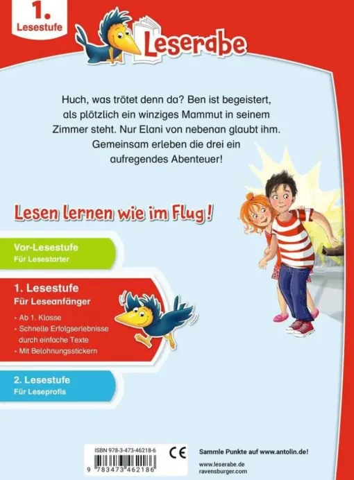 Leserabe Stufe 1 - Ein Mammut unterm Bett | Teddy Toys Kinderwelt