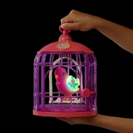 LITTLE LIVE PETS Lil Bird & Vogelkäfig - Tiara Twinkles | Teddy Toys Kinderwelt