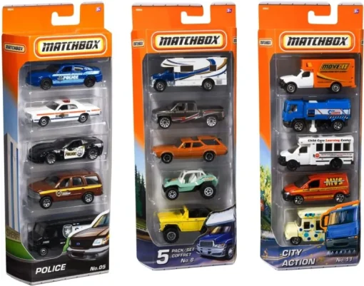 Matchbox - Autos 5er Geschenkset, sortiert | Teddy Toys Kinderwelt