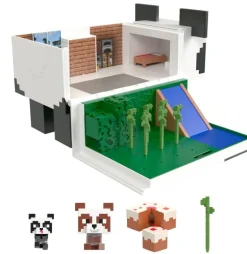 Mattel HLL25 MINECRAFT MOB HEAD MINI PANDA PLAYSET | Teddy Toys Kinderwelt