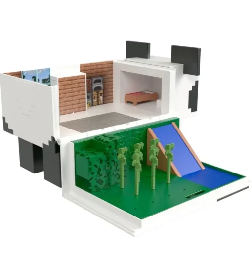 Mattel HLL25 MINECRAFT MOB HEAD MINI PANDA PLAYSET | Teddy Toys Kinderwelt
