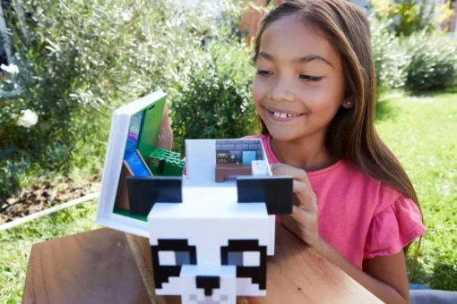 Mattel HLL25 MINECRAFT MOB HEAD MINI PANDA PLAYSET | Teddy Toys Kinderwelt