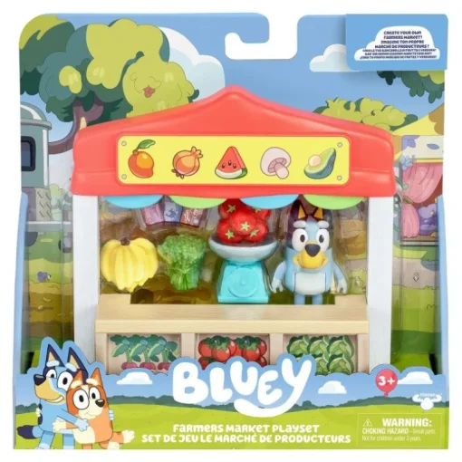 Moose Toys BLUEY - Mini Spielset Farmers Market | Teddy Toys Kinderwelt