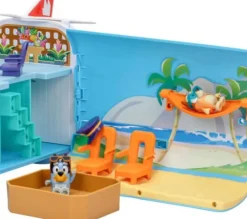 Moose Toys BLUEY HOLIDAY 3in1 Set Airplane, Boat Hotel | Teddy Toys Kinderwelt