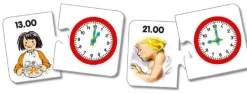 Noris Spiele - Lern die Uhr | Uhrzeit lernen | Lernspiele | Spiele | Spielzeug | Teddy Toys Kinderwelt