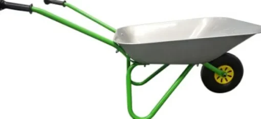 Outdoor active - Schubkarre-Metall, silber/grün | Teddy Toys Kinderwelt