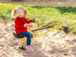 Outdoor active Metall Schaufelbagger, gelb und schwarz, Outdoorsp | Teddy Toys Kinderwelt