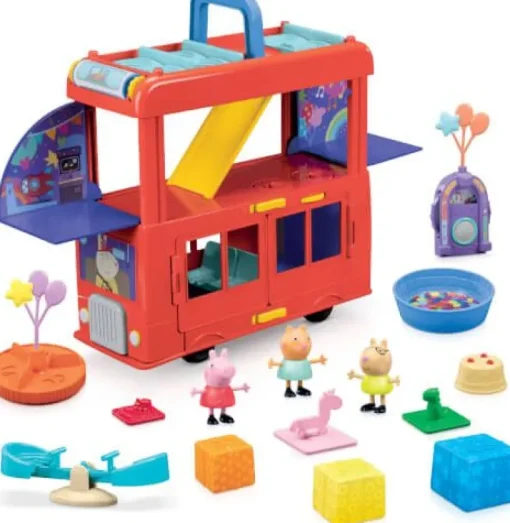 PEP PEPPAS 2 IN 1 PARTY BUS | Teddy Toys Kinderwelt