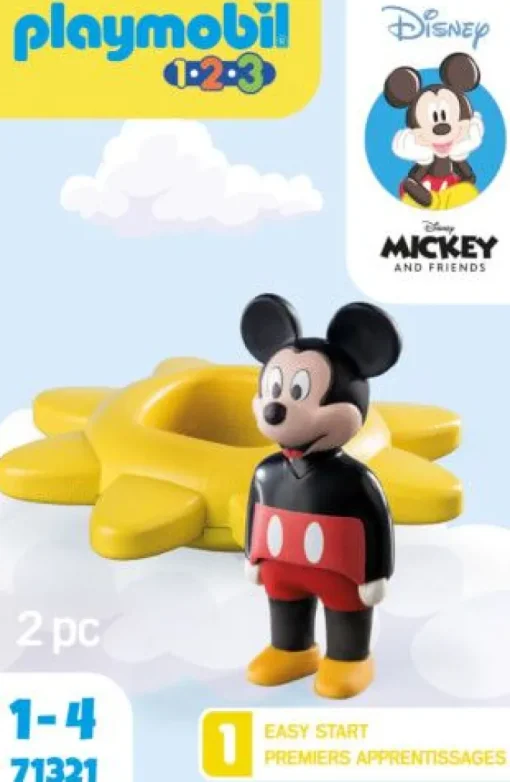 PLAYMOBIL 71321 1.2.3 & Disney: Mickys Drehsonne mit Rasselfunkti | Teddy Toys Kinderwelt