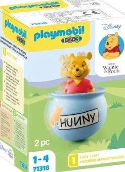 PLAYMOBIL 71318 1.2.3 & Disney: Winnies Stehauf-Honigtopf | Teddy Toys Kinderwelt