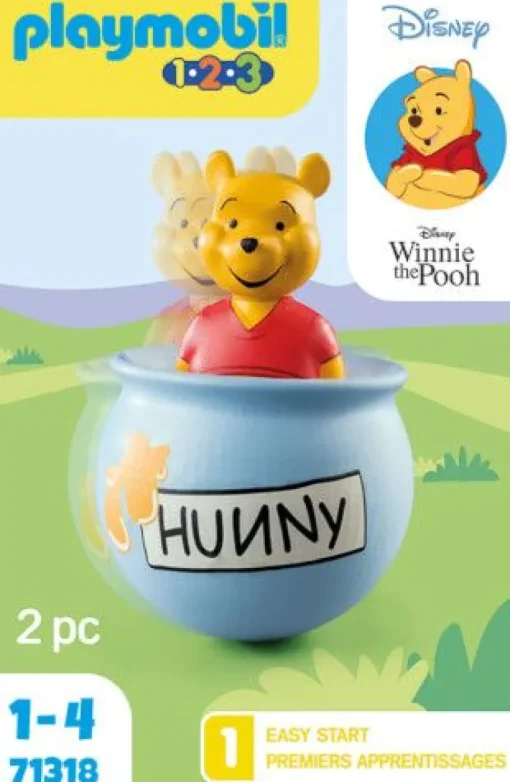 PLAYMOBIL 71318 1.2.3 & Disney: Winnies Stehauf-Honigtopf | Teddy Toys Kinderwelt