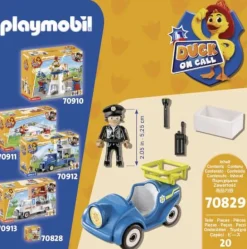 PLAYMOBIL 70829 Duck on Call - Mini-Auto Polizei | Teddy Toys Kinderwelt