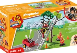 PLAYMOBIL 70917 Duck on Call- Feuerwehr Action. Rette die Katze! | Teddy Toys Kinderwelt