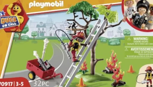 PLAYMOBIL 70917 Duck on Call- Feuerwehr Action. Rette die Katze! | Teddy Toys Kinderwelt