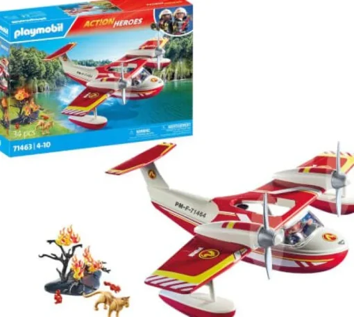 PLAYMOBIL 71463 Feuerwehrflugzeug mit Löschfunktion | Teddy Toys Kinderwelt
