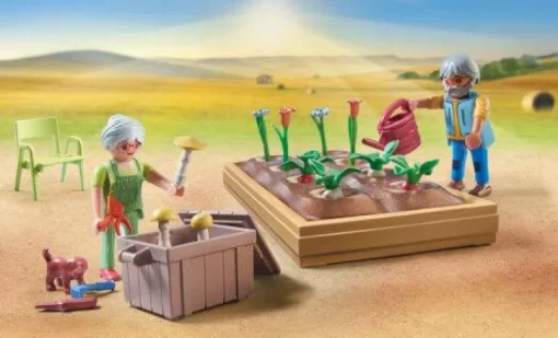 PLAYMOBIL 71443 Idyllischer Gemüsegarten bei den Großeltern | Teddy Toys Kinderwelt