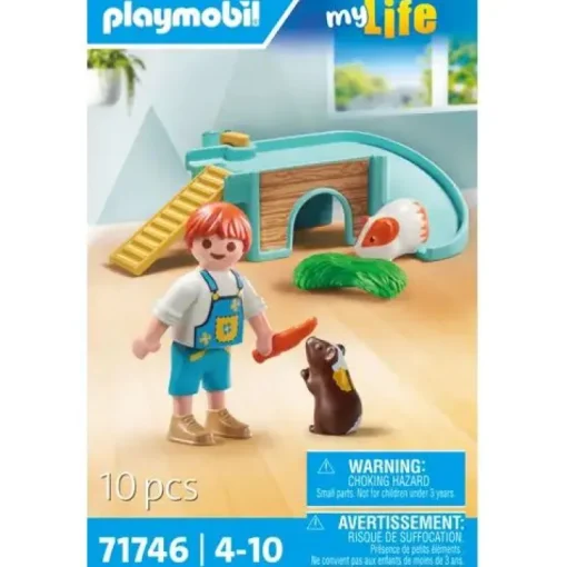 PLAYMOBIL 71746 Junge mit Meerschweinchen | Teddy Toys Kinderwelt