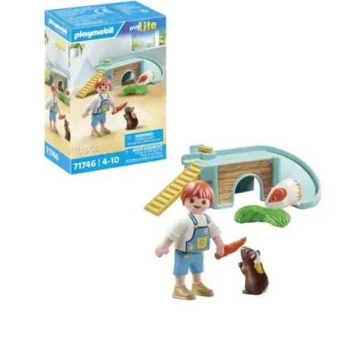 PLAYMOBIL 71746 Junge mit Meerschweinchen | Teddy Toys Kinderwelt